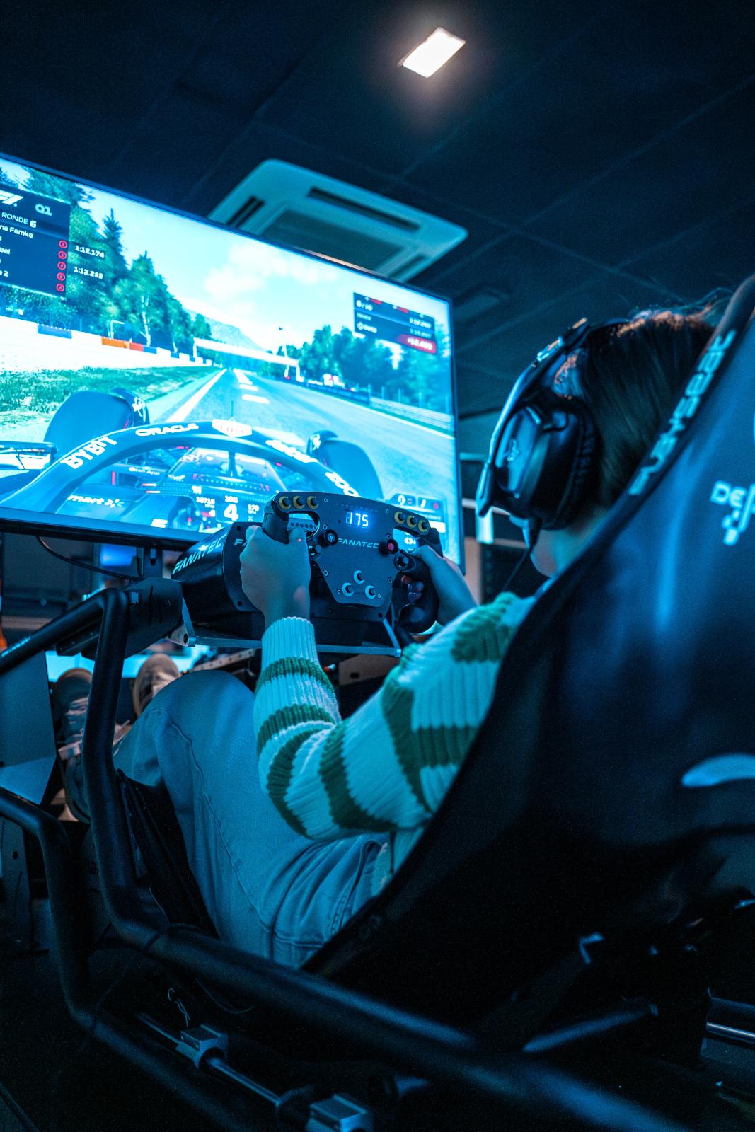 Race simulator setup